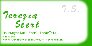 terezia sterl business card